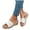 White, variant on Women's Espadrille Wedge Slides Casual Open Toe Beach Sandals Comfortable Platform Mules Lightweight Non Slip Dress Slippers Black Size 7