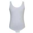 thumbnail image 5 of Adult Unisex Adaptive Anti-Strip Onesie Bodysuit with Snaps at Shoulder and Crotch I BLACK or WHITE, 5 of 5