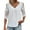White, variant on Women Summer Tops Women's T Shirt Lace Cut Out Plain Daily Half Sleeve V Neck Basic Regular Top Ladies Top Shirts Long Sleeve Sweater Long Tee Trendy Juniors Tops 1 Warm Women Sleeved Swim Mint Green
