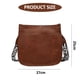 thumbnail image 2 of Bolso bandolera Bolso de piel para mujer Bolso bandolera Bolso cubo para mujer, correa ajustable, 2 of 5