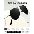 thumbnail image 5 of KALIYADI Classic Aviator Sunglasses for Men Women Driving Sun glasses Polarized Lens UV Blocking-3 Pack, 5 of 5