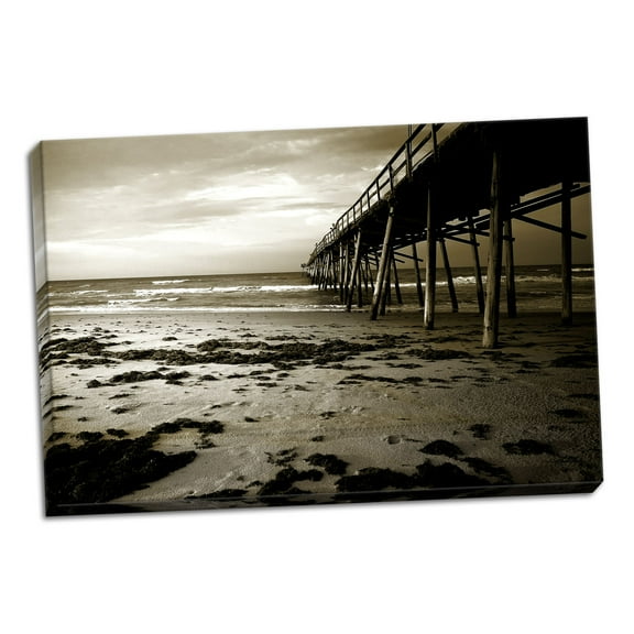 Gango Home Decor Under the Pier I by Alan Hausenflock (Ready to Hang); One 36x24in Hand-Stretched Canvas