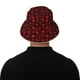 thumbnail image 5 of Balery Red Skulls Sombreros para el sol para hombre y mujer, sombrero de pescador con UPF 50+, 5 of 6