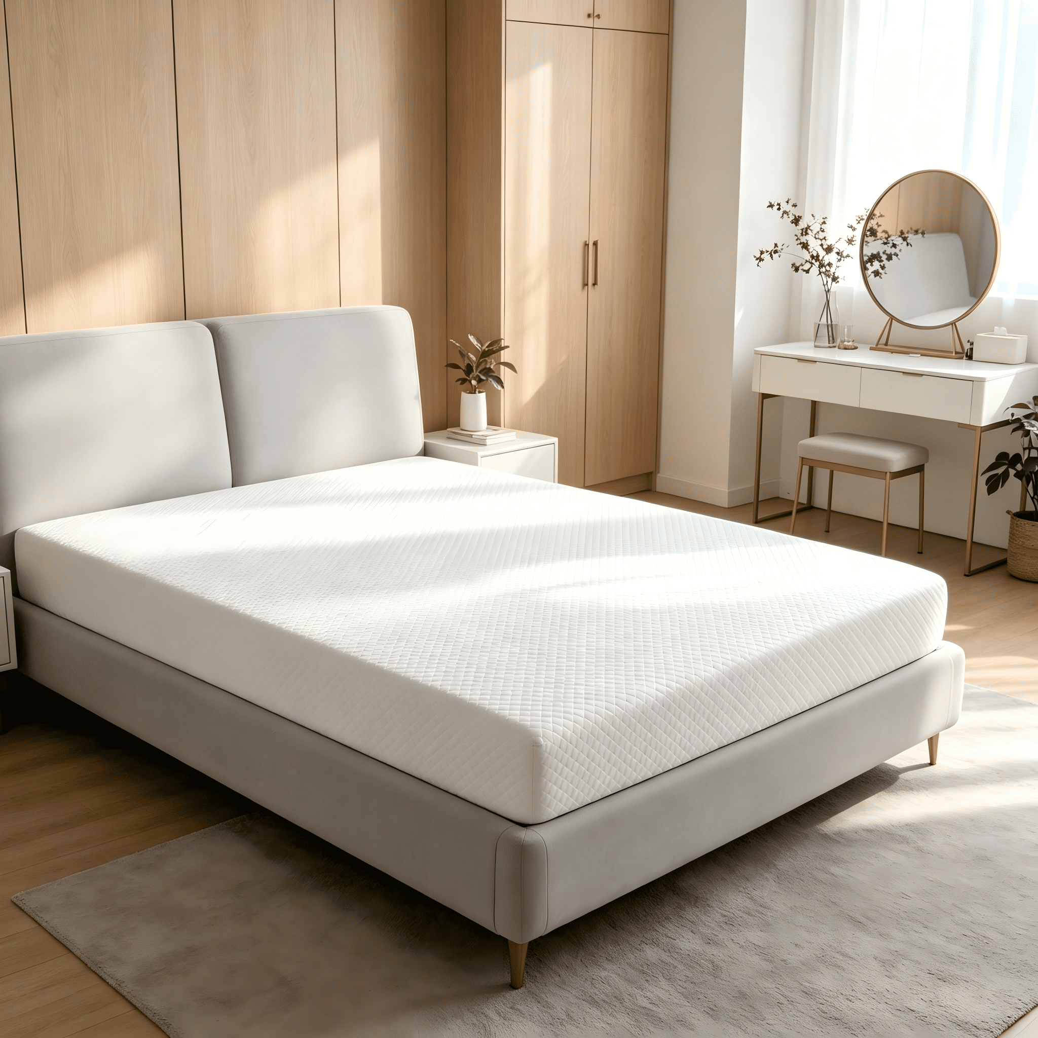 Twin Size 8 Inch Medium Firm Memory Foam Mattress, Breathable Pressure Relief Bed Mattress for Bedroom