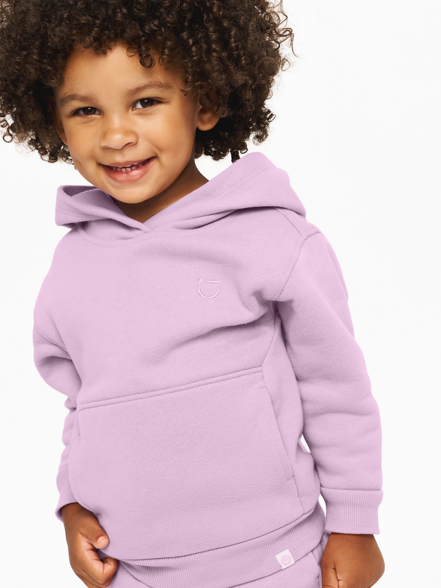 Color Mix by Garanimals Baby & Toddler Fleece Hoodie, Sizes 0–6T