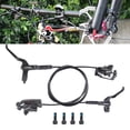 thumbnail image 3 of Frenos de disco áulicos , palancas de freno de disco trasero izquierdo delantero derecho de aleación de aluminio, aptos para bicicleta de monta Delantero izquierdo Macarena Freno de disco hidráulico de bicicleta, 3 of 8