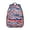 Blue-2, variant on Flowers Students Backpack Pineapples Hawaiian Hawaii Tropical School Bag with Fruit Summer Yellow Golden Pattern, Lightweight and Wear-Resistant