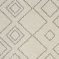 thumbnail image 5 of SAFAVIEH Arizona Basil Geometric Diamonds Shag Area Rug, Ivory/Beige, 5'1" x 5'1" Round, 5 of 6