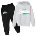 thumbnail image 5 of Conjunto de sudadera y pantalones con capucha para niños y niñas de 3 a 12 años, ropa de ocio, abrigo para primavera y otoño, 5 of 5