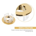 thumbnail image 5 of 2 Pcs Overflow Grommet Drain Cover Wash Basin Accessory Household Bathroom Ring Sink Supply Antique Plastic Copper, 5 of 6