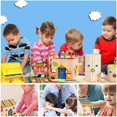 thumbnail image 7 of UCEC Wooden Craft Sticks, 400 Pcs Colored Natural Wooden Sticks Popsicle Stick for Kids DIY Handcraft, 7 of 7