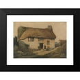 thumbnail image 2 of Samuel Prout 18x14 Black Modern Framed Museum Art Print Titled - The Thatched Cottage, 2 of 5