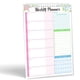 thumbnail image 1 of Bloc de notas con lista de tareas pendientes: Bloc de notas con planificador diario encuadernado en espiral, sin fecha, 52 hojas desprendibles, Bloc de notas con planificador semanal de 7" x 10",, 1 of 5