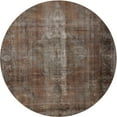 thumbnail image 1 of Ahgly Company Machine Washable Indoor Round Traditional Dark Almond Brown Area Rugs, 3' Round, 1 of 7
