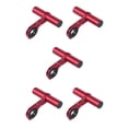 thumbnail image 3 of bedienty Mountain Bicycle Handlebar Extender Universal Handle Bar Speed Meter Holder Extension Bracket Adapter Outdoor Frame Red Aluminum Alloy 5Set, 3 of 6