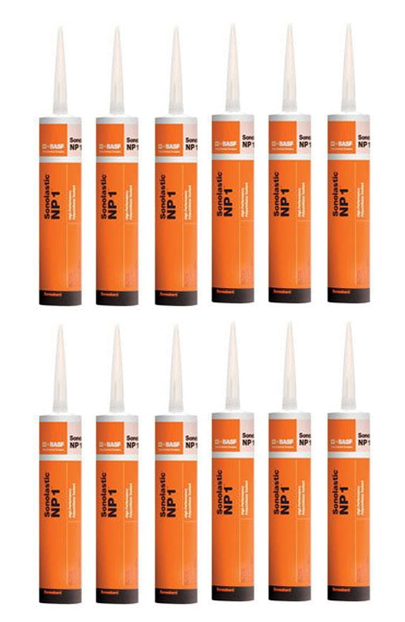BASF Sealant NP1 Polyurethane Black 10.1 Oz 12 Pack