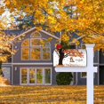 thumbnail image 5 of Fall Cat Mailbox Cover 25.5x21 Inch, Autumn Maple Leaves Post Letter Box Covers, Harvest Thanksgiving Magnetic Waterproof Mail Wraps for Outdoor Yard Garden Large Oversized Mailbox Decor, 5 of 6