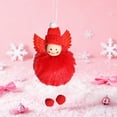 thumbnail image 1 of Adorno Navideño Colgante de Muñeca, Rojo, Poliéster, 17,8 X 12 X 5,8 Cm, Decoración Festiva para Fiestas, 25 G - Sku Yyz251028003Rd, 1 of 6