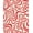 Red, Pattern 6, variant on ODIKA 6' x 9' Machine Washable Non-Slip Area Rug, Abstract Squiggle High Traffic Rug, Beige, 343537