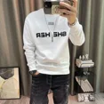 thumbnail image 3 of Sudadera con cuello redondo y cuello redondo sin capucha para hombre, ropa para hombre, sudaderas negras para hombre, estilo vintage de los años 90, holgadas, sencillas y cálidas, sin marca, emo, 3 of 5