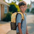 thumbnail image 3 of Yuyamidu Orange Capybara School Backpack for Girls 6-8 Bookbag for Primary School Bag Children Book Bag Elementary School Backpacks School Supplies, 3 of 7