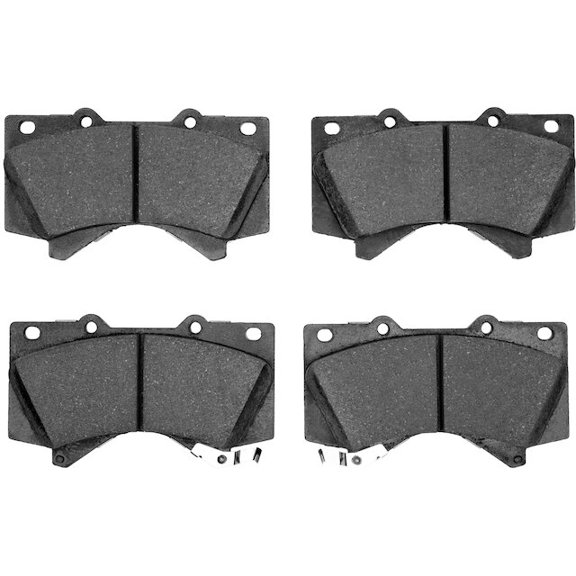 Front Brake Pad Set - Compatible with 2008 - 2022 Toyota Sequoia 2009 2010 2011 2012 2013 2014 2015 2016 2017 2018 2019 2020 2021
