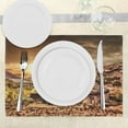 thumbnail image 3 of Ambesonne Wizard Place Mats Set of 4, Famous Train Station, Standard Size, Brown, 3 of 6