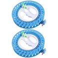 thumbnail image 3 of 2 Pcs 18cm Professional Reel Winder Outdoor Kite Line Lockable Hand Wheel Nylon Shaft Bearing Wheel Chain Flying Tools (Red, Blue Style), 3 of 6