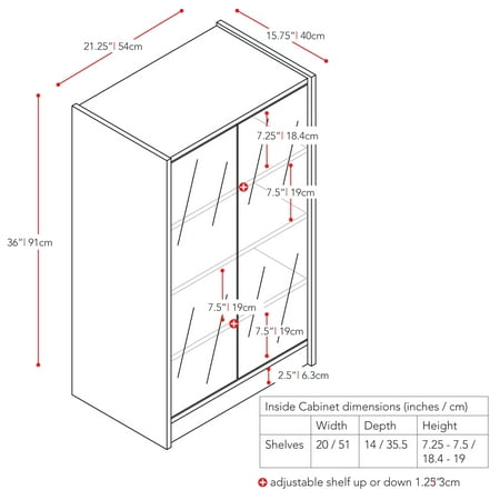 Sonax - TV Cabinet for Most Flat-Panel TVs - Ravenwood Black