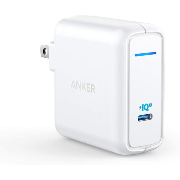 Restored Anker 60W Power Delivery Fast Charger [PIQ 3.0 & GaN], PowerPort Atom III Power Adapter, USB C Charger, White (Refurbished)
