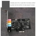 thumbnail image 3 of Pcie Sound Card 5.1, Pci Express Surround 3d Audio Card For Pc With High Direct Sound Performance Low Profile Bracket, 3 of 5