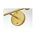 thumbnail image 5 of Living District Jaelynn 2-Light Iron & Glass Bath Sconce in Brass/Clear, 5 of 5