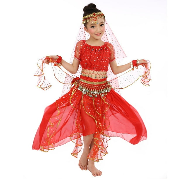 Vestido De Danza Moderna Para Niñas - Con Pedrería Y Malla, Ideal Para Lírico, Latino Y Competiciones
