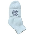 thumbnail image 3 of Yacht & Smith Wholesale Bulk Kids Mid Ankle Socks, Cotton Sport Athletic Ankle Socks - 4-6 - White - 60 Packs, 3 of 6