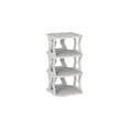 thumbnail image 2 of 4-Tier Shoe Rack for Small Spaces - Narrow Entryway Shoe Storage Cabinet for Bedroom, Closet, or Hallway, 2 of 6