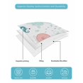 thumbnail image 5 of Quilts Twin Size, Coastal Turtle Soft Comforter Bedding Set for Bed, Teal Green Ocean Coral Starfish Jellyfish Lightweight Quilted Bedspread with Pillow Cover(2 Pieces) for All Season, 68x86 Inch, 5 of 6