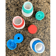 thumbnail image 6 of CMHB Travel Dressing Containers Red/Blue/Green Silicone Soft Squeeze Salad Dressing (3 Count), 6 of 7