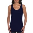 thumbnail image 2 of Gildan Lds Softstyle Tank Navy, 2 of 2
