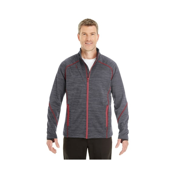 North End Flux Men's Melange Fleece Jacket, Style 88697
