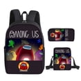 thumbnail image 2 of Mochila Among Us Mochilas Anime Among us Schoolbag Conjunto De Tres Piezas Juego De Mercancía De Escuela Primaria Estudiantes Mochila Bolso De Hombro Estuche Escolar Niños Niñas Mochilas Escolares set, 2 of 4