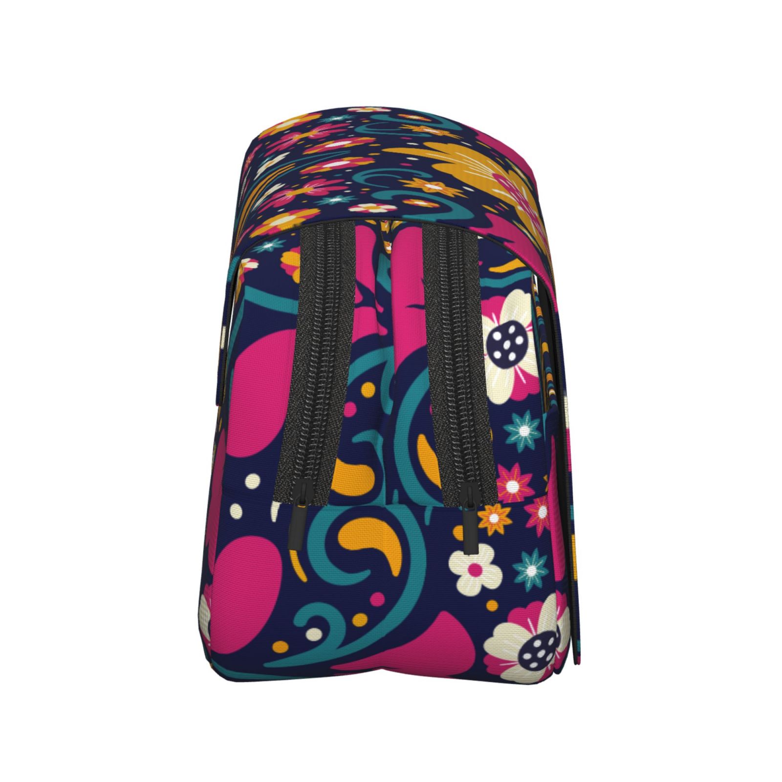 Rateoe Cinco De Mayo Floral Pattern Double Clamshell Pen Case, Storage Organizer with Two Zipper Compartments– Holds Up to 50 Pencils & Pens