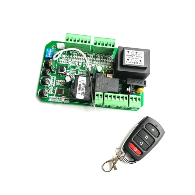 Universal Version Sliding Gate Motor Opener Motherboard Card Replaced Circuit Board 433.92Mhz Rolling Code Remote ,Easy to Install