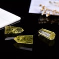 thumbnail image 3 of K-KED 10pcs Natural Clear Citrine Quartz Crystal Point Chakra Reiki Wand Obelisk 3-4cm, 3 of 6