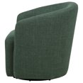 thumbnail image 5 of Coaster Mossbrook Fabric Upholstered Swivel Accent Chair, Green, 5 of 11