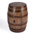 thumbnail image 1 of Butler Specialty Mountain Lodge Round Barrel Table In Praline, 1 of 7