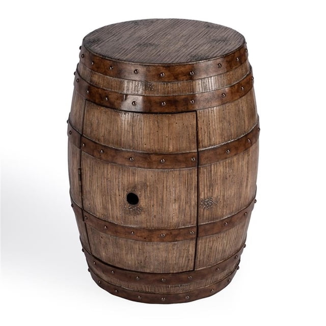 Butler Specialty Mountain Lodge Round Barrel Table In Praline