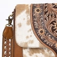 thumbnail image 4 of AD ADBGA375 American Darling Hand Tooled Hair On Genuine Leather Women Bag Western Handbag Purse, 4 of 6