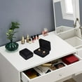 thumbnail image 6 of 2 pc 2 Pcs Velvet Cufflink Box Black Flocking Storage Gift Box Jewelry Display Box for Engagement Birthday Anniversary 2.99×2.4inch, 6 of 7