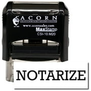 Self-Inking Notarize Stamp with Yellow Ink
