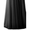 thumbnail image 4 of FASHIONWT Women Plus Size Solid V-Neck Sequined Chiffon Panel Cocktail Long Dress, 4 of 4